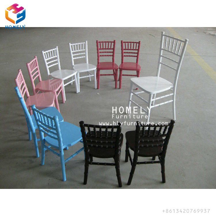 Resin Acrylic Children Chiavari for Events Banquet Chairs