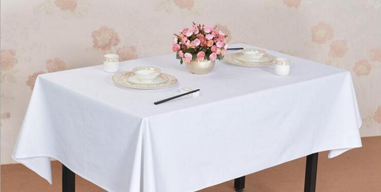 100% Cotton Hotel Table Cover Tablecloth