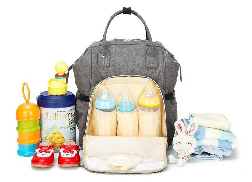 Multifunctional Baby Mummy Nappy Bag Diaper Bag for Outdoor Travel