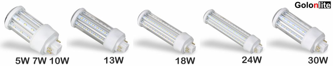 LED Energy Saving LED Pl Light G24D G24q E27 15W 18W LED PLC Lamp