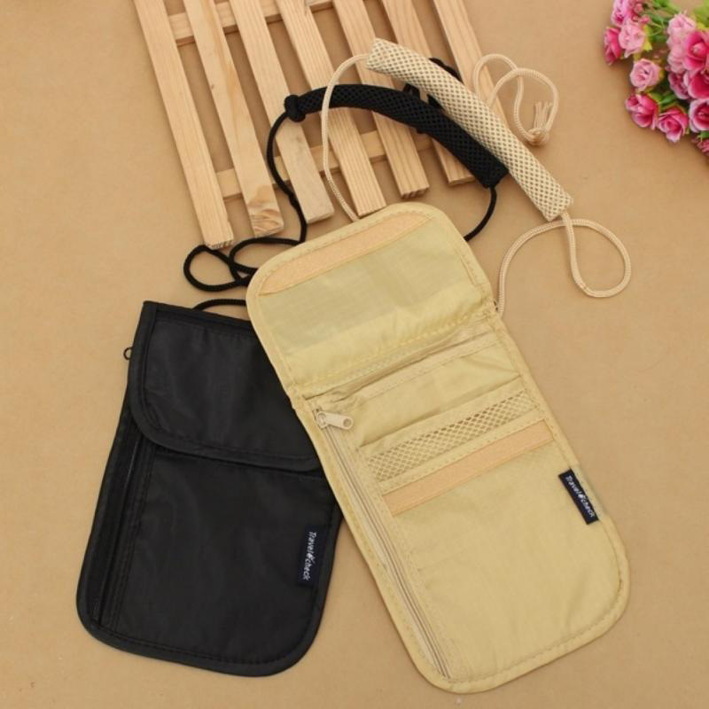 Able Hang on Belt RFID Passport Neck Wallet for Travel