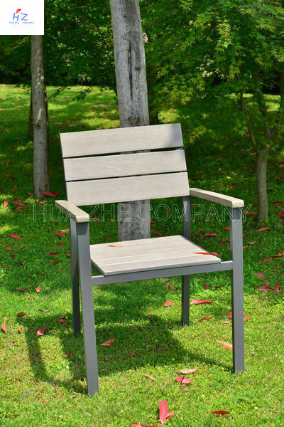 100% Plastic Wood for Outdoor Furniture Park Furniture with Table