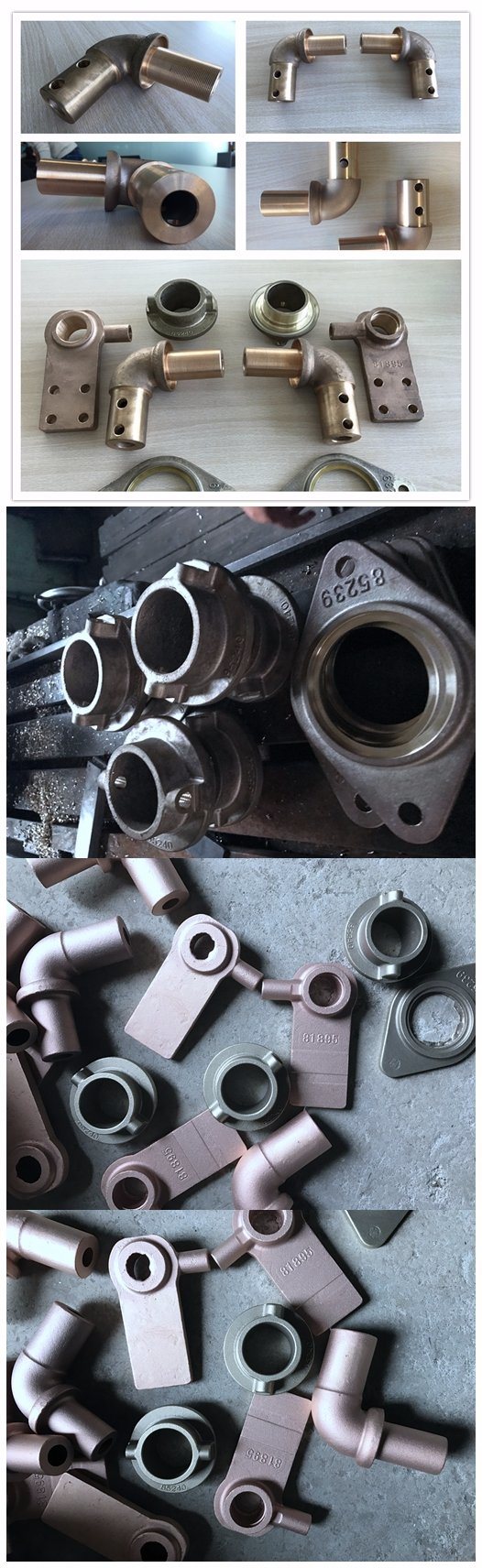 Qingdao Supplier Brass/Bronze/ Copper Casting Valve Body Parts