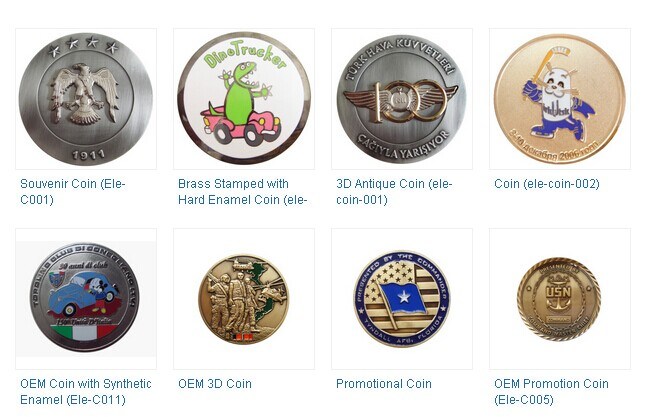 Custom 3D Enamelling Coin (Ele-C066)