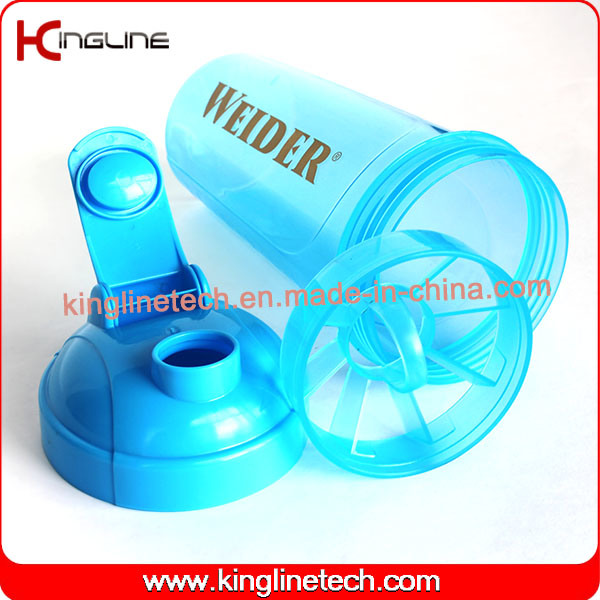 High quality 700ml BPA free plastic protein shaker bottle Manufacturer(KL-7033)