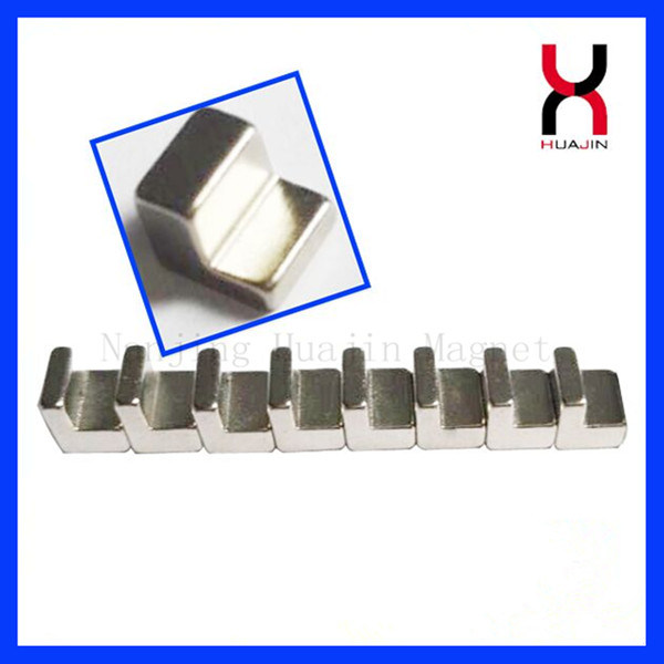 Special Shape Motor Magnet/Motor Magnetic L Shape Magnet