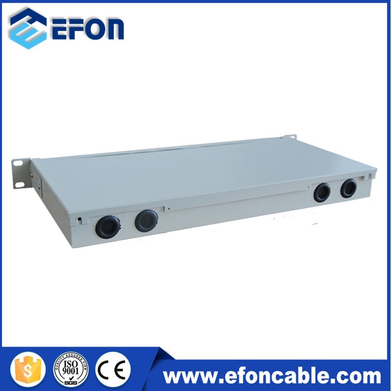 Fiber Optic Equipment Rack Mount Splice and Termination Patch Panel