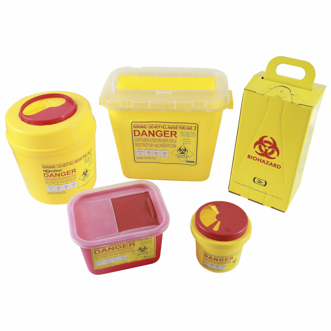 New Hot Sale PP Square Sharp Container Plastic Medical Containers