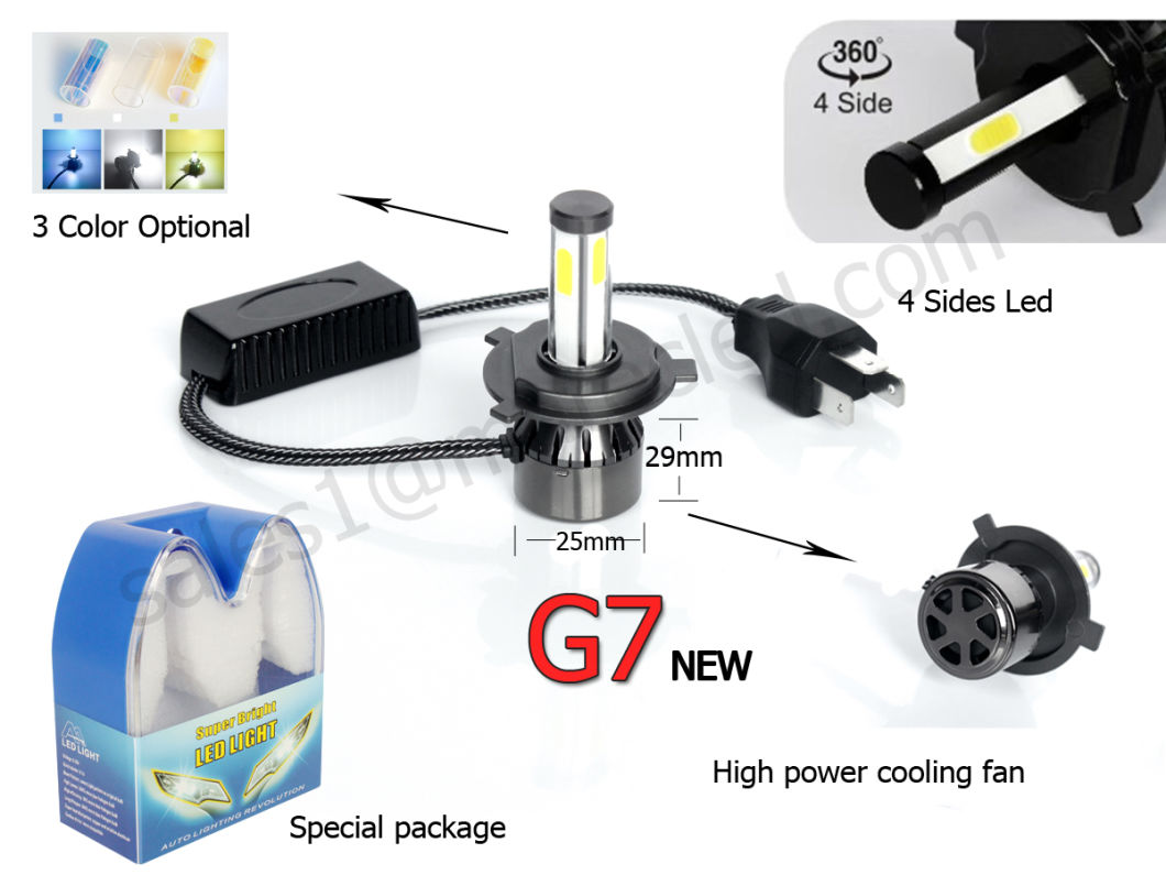 Waterproof Matec LED Kit 8000 Lumen 40W LED HID Super Power G20 G5 X3 S2 H4 H7 H11 H13 Xenon Lamp Auto LED Headlight 9006 Hb4