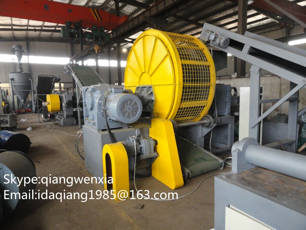 Bus Tires Recycling Machine to Pulling The Ring Wire /Rubber Crusher Machine