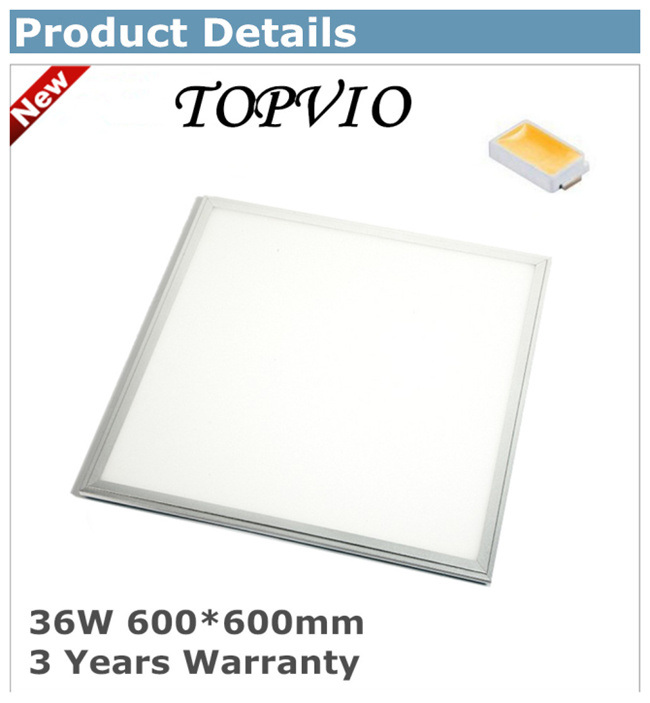 Hot Sale High Quality 600X600mm 36W/40W/45W Square LED Panel Light