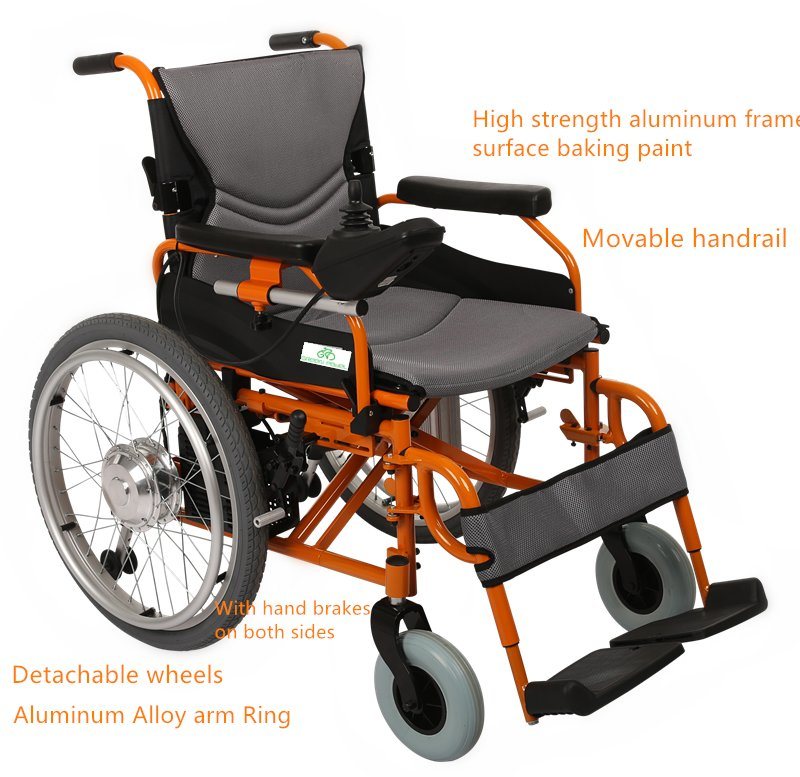 Green Pedel Gp-Kl1 Ce Approved Foldable Electric Wheelchair with Joystick Controller