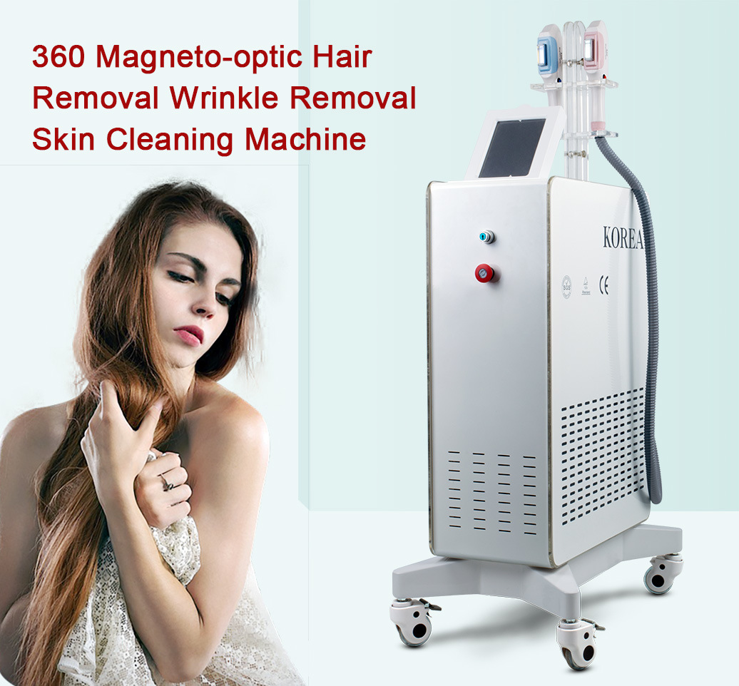 2500W 360 Magneto-Optic Hair Removal Wrinkle Removal Skin Care Machine