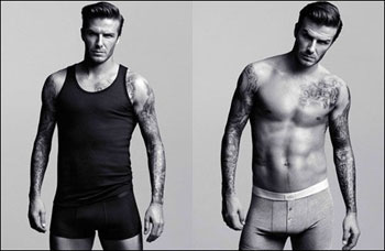 万人迷大卫&middot;贝克汉姆 卖内衣 99块变性感？