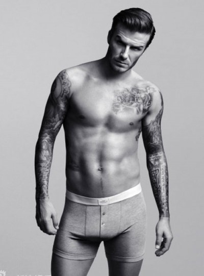 大卫&middot;贝克汉姆性感大秀与H&M合品牌内衣