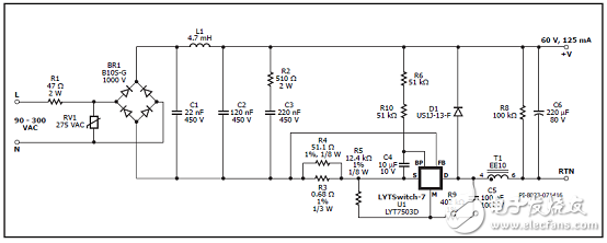 [Original] PowerIntLYT7503D10W dimming LED driver reference design DER586