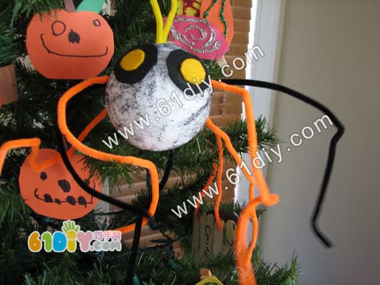 Halloween bubble ball spider