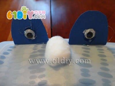 Tissue box monster handmade