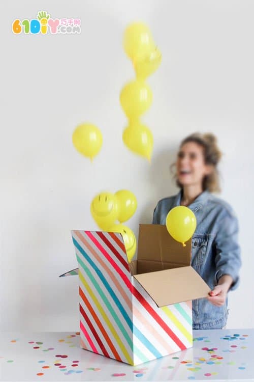 Party surprise gift box DIY