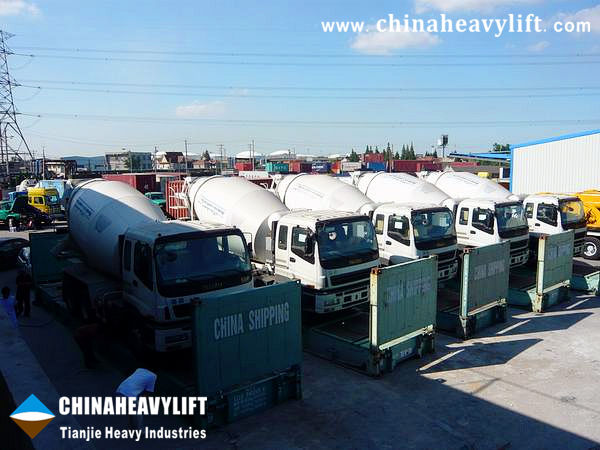 10 Units CHINAHEAVYLIFT-Tianjie Heavy Industries Concrete Mixer Truck Ship to Morocco3