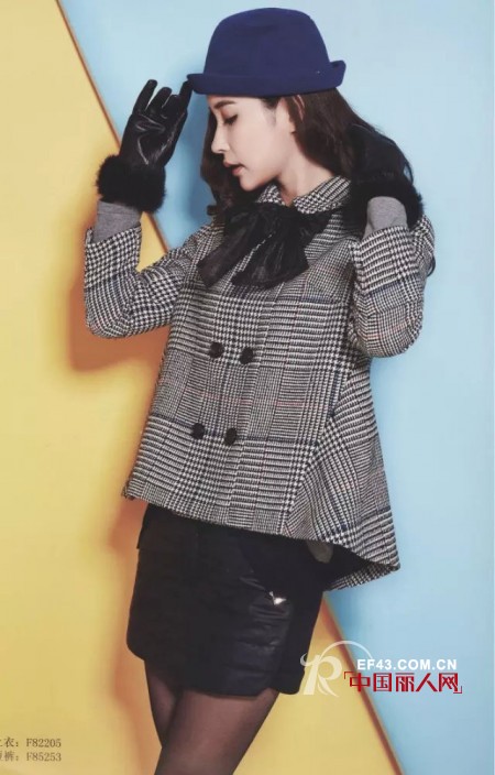 西子丝典折扣女装 邀你来看千鸟格怎么穿