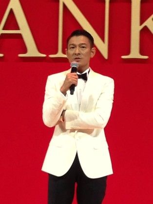 Andy Lau attends the Cartier Tank Cocktail Party