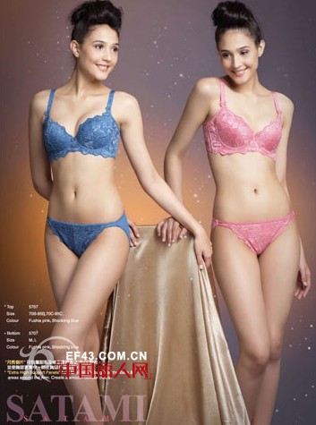 莎娜美功能内衣 走向女性内心深处的矜贵与华丽