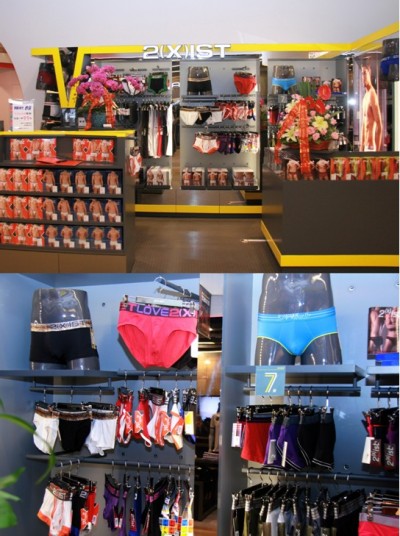 美国男士内衣潮牌2XIST最新形象店亮相上海NOVO百货