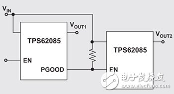 Figure 1 Connect the PGOOD pin as a boot pin