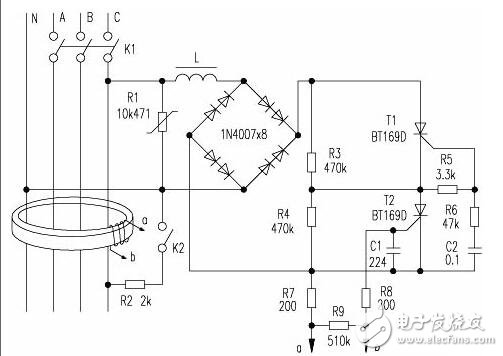 Leakage circuit breaker working principle _ leakage circuit breaker wiring diagram and the difference between leakage circuit breaker and air switch