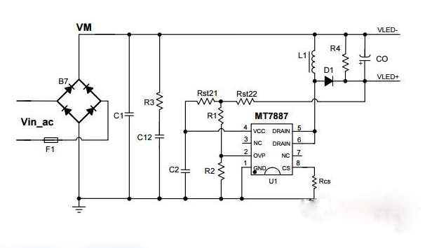 The latest release of the core is compatible with the thyristor dimming MT7887 peak efficiency 93% PF>0.8