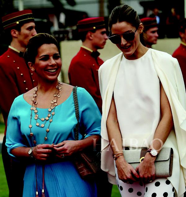 New York celebrity Olivia Palermo wearing the Clé de Cartier watch to attend the event