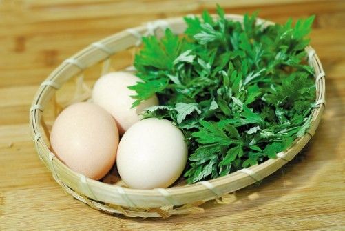 艾叶煮鸡蛋