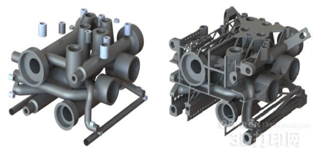 3D printing reduces hydraulic valve weight by 50%