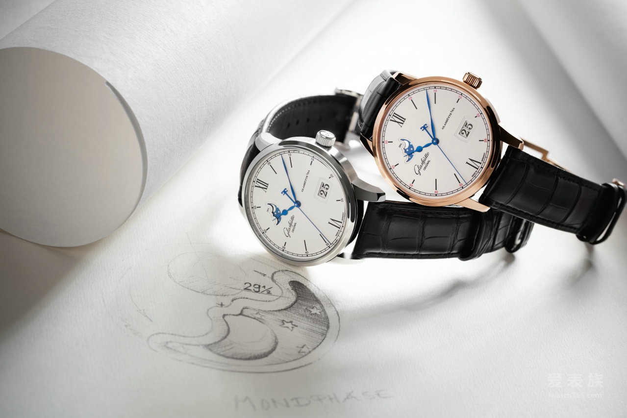 Zhuoer extraordinary, from the original Glashütte 36 movement masterpiece of the year, parliament members great calendar and Member of the great calendar moon phase watch