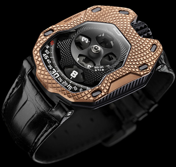 UR-105 Raging Gold watch as gold without regret