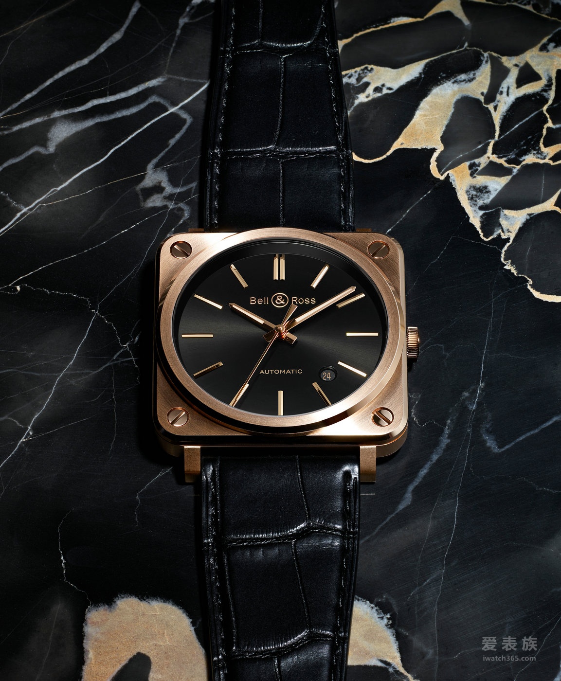 Bell & Ross Bronx BR S GOLD watch