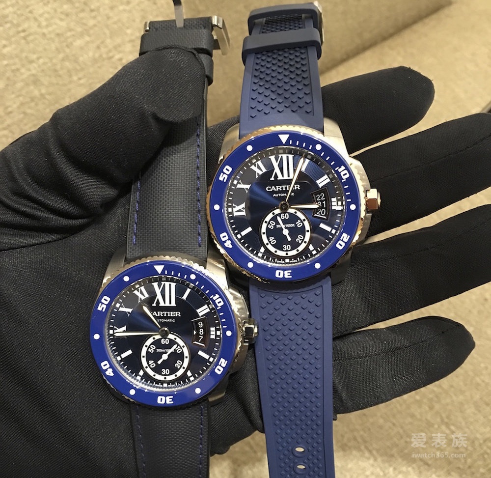 Blue Card Calendars - Cartier Caliber De Cartier series diving watch