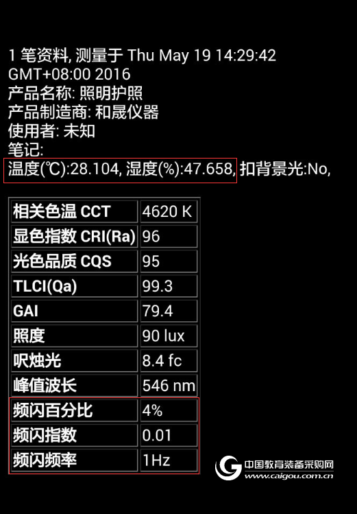 How to use the mobile phone to detect the strobe of the led light?