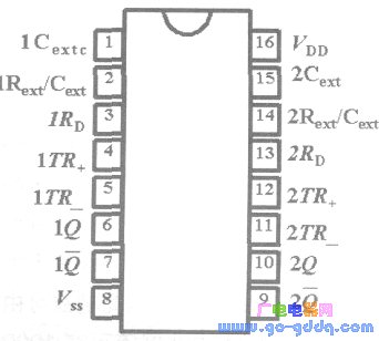 MC14528 integrated circuit pin diagram