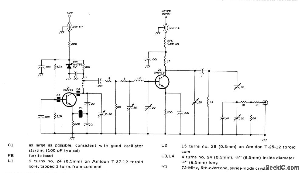 144 MHz voltage standing wave bridge