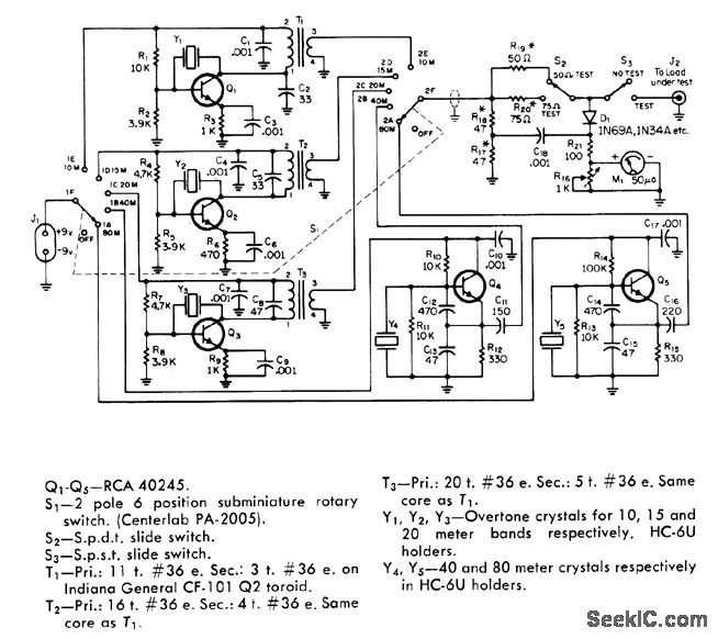 Self-excited voltage standing wave ratio bridge