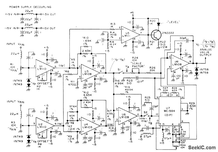 Voltage standing wave ratio computer