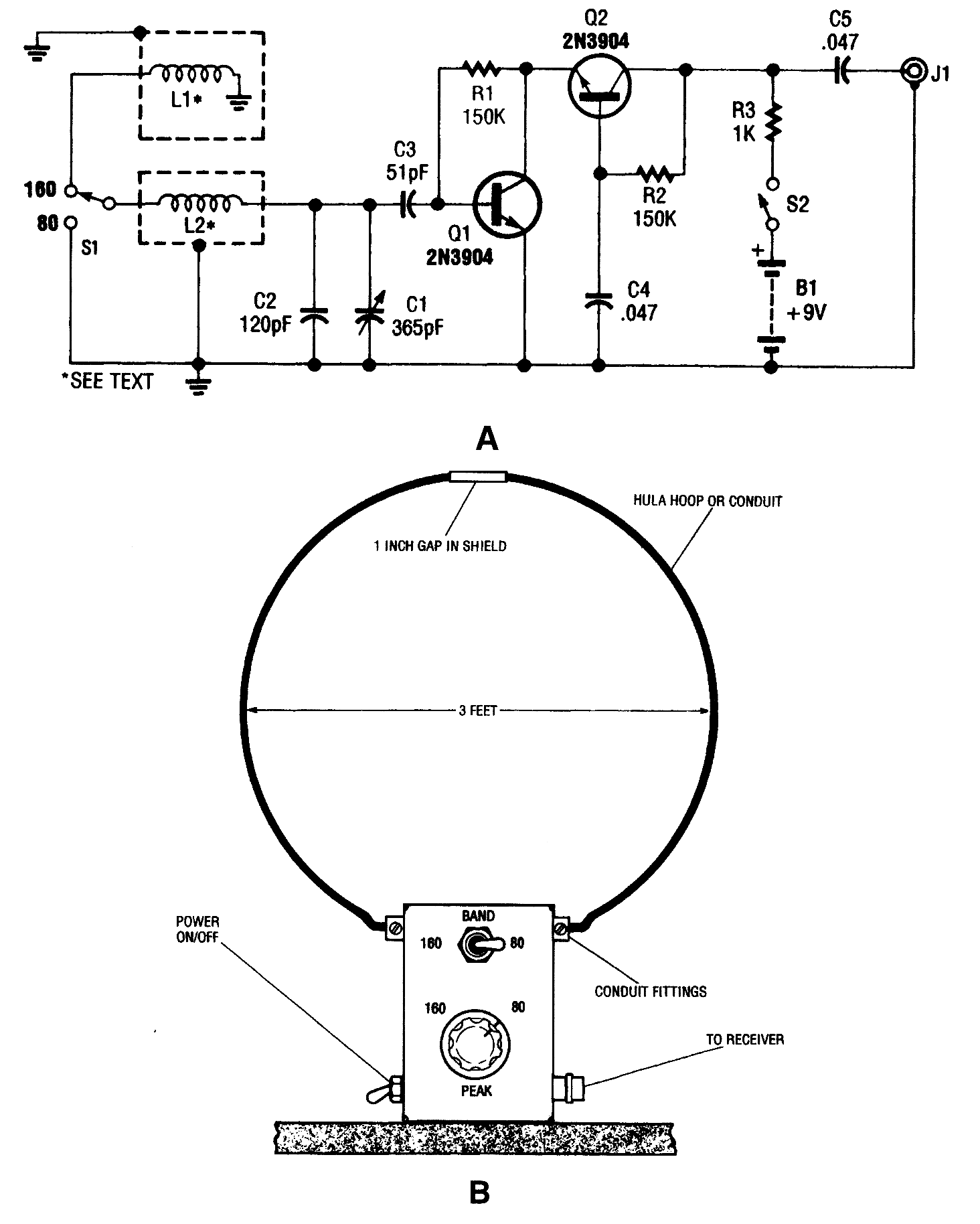 80 and 160 m loop loop antenna