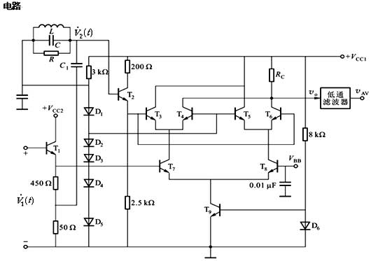 Integrated quadrature discriminator circuit diagram