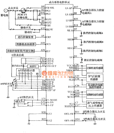 Odyssey manual automatic integrated automatic transmission circuit diagram