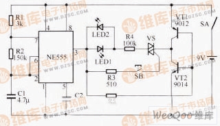 Bidirectional thyristor detection circuit