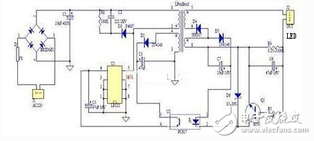 LED driver power supply _ commonly used LED driver power circuit diagram