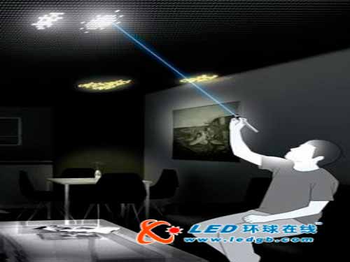 The feeling of pen Ma Liang The LED lamp that allows you to draw light