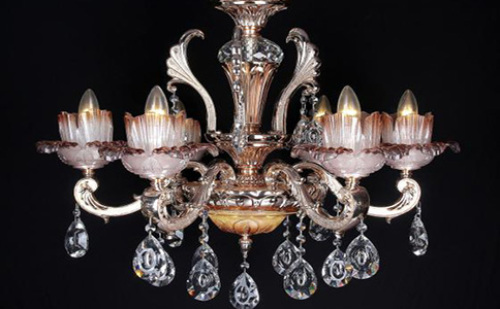 European Crystal Candle Chandelier